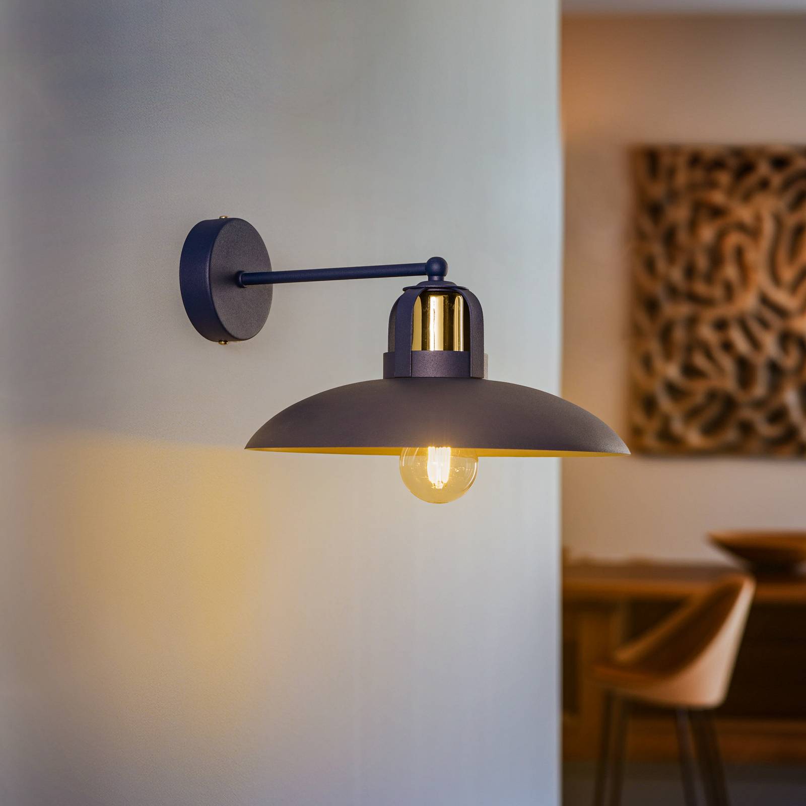 foto del prodotto eko light applique felix, blu oro