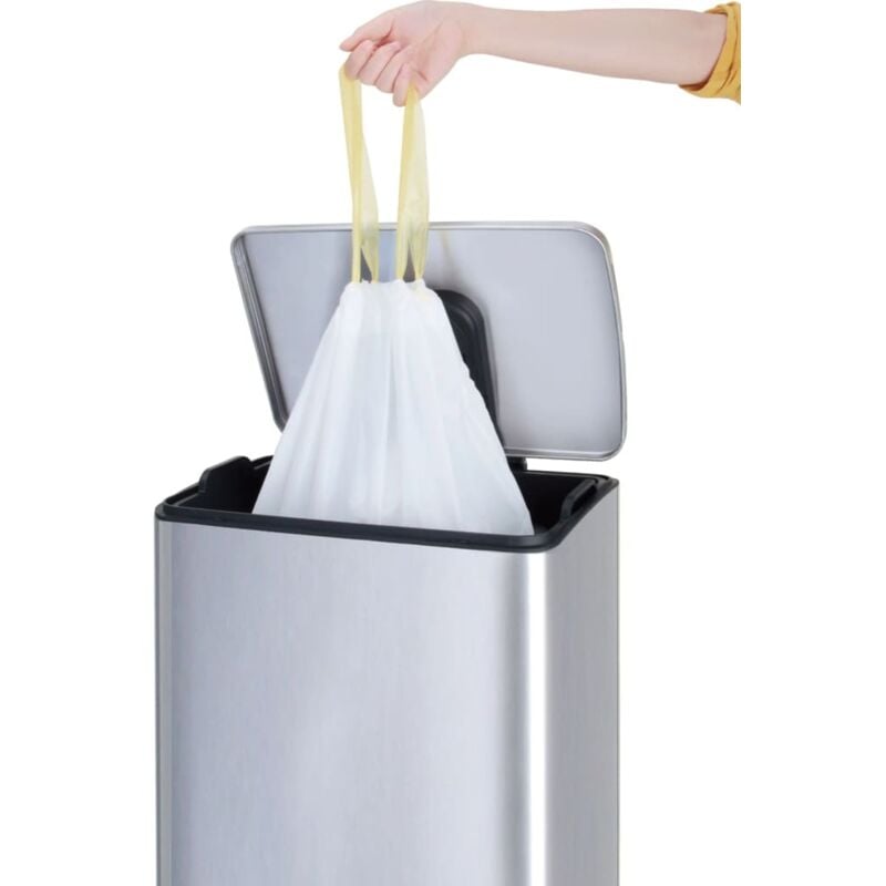 foto del prodotto eko set sacchetti della spazzatura a 3 6 l 24x30 pz bianchi
