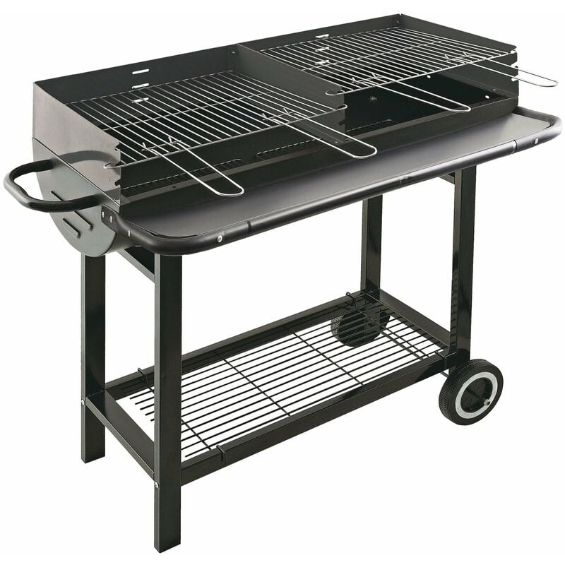 foto del prodotto el gaucho barbecue a carbone 2 griglie cottura separata 41x27 cm colorado