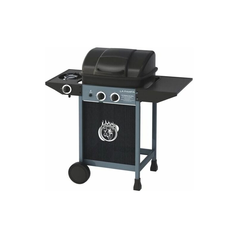 foto del prodotto el gaucho barbecue a gasa a pietra lavica la pampa cm. l97xp45xh99