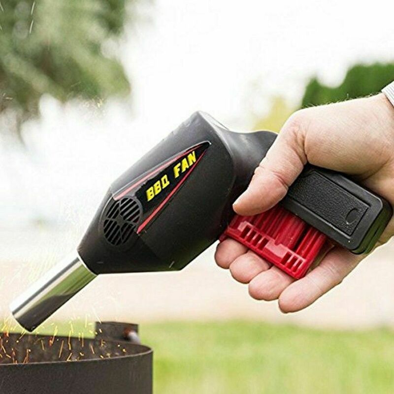 foto del prodotto el gaucho soffiatore manuale per accensione barbecue pistola accendifuoco bbq fan