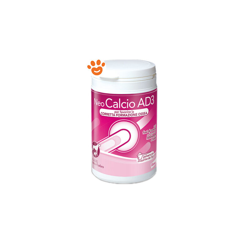 foto del prodotto elanco dog integratore neo calcio ad3 polvere dog integratore neo calcio ad3 polvere confezione da 200 gr