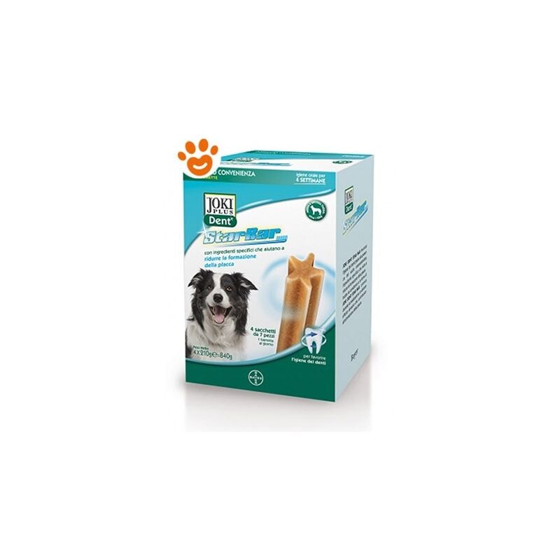 foto del prodotto elanco joki plus dent cane star bar multipack elanco joki plus dent cane star bar multipack joki plus dent star bar taglia media grande multipack