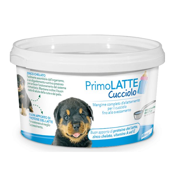 foto del prodotto elanco primolatte cucciolo mangime in polvere 1 confezione da 250 gr 1 ordine scegli lo sconto bzr5 bzr20 200 punti fedelt integratori per cani