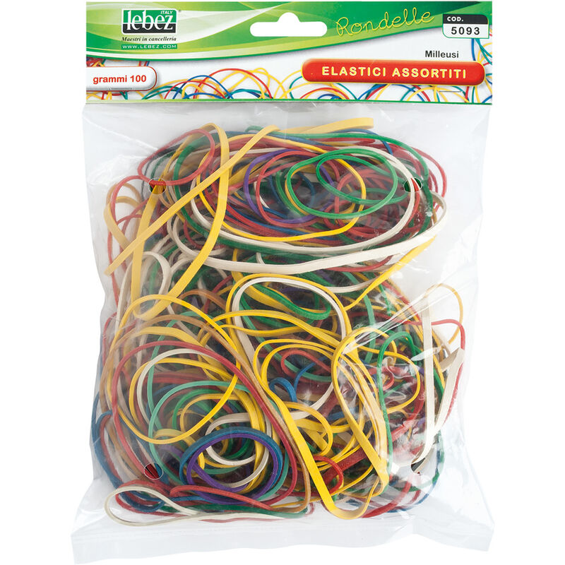 foto del prodotto elastici in gomma busta 100 gr.