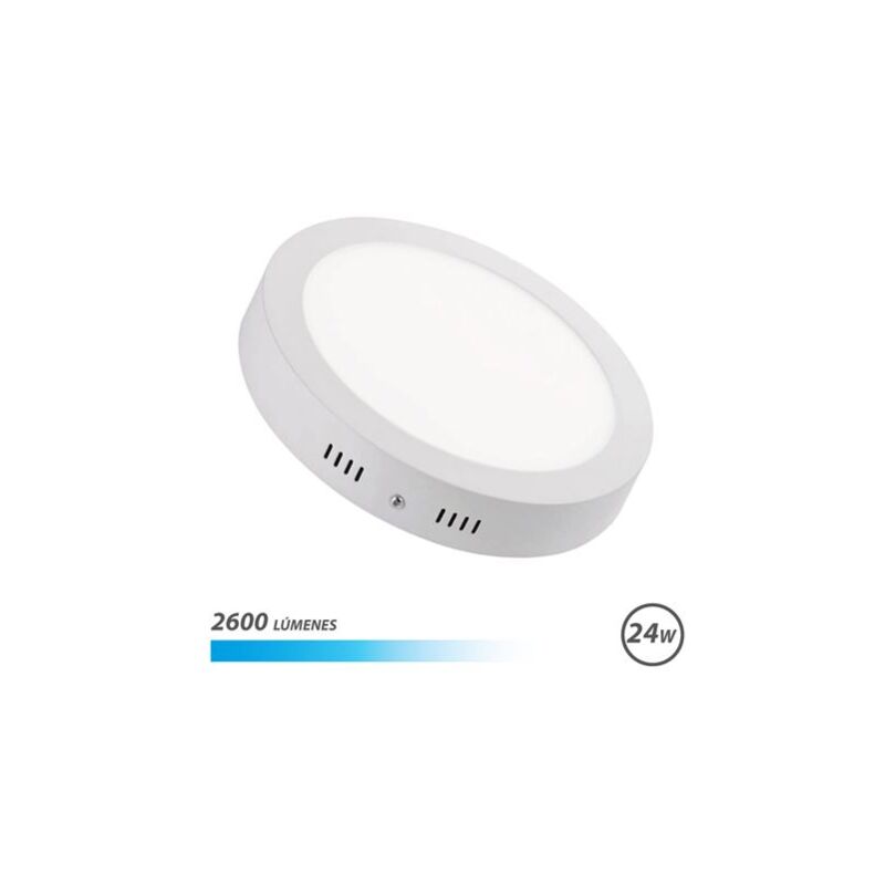 foto del prodotto elbat downlight circolare a parete led 24w luce bianca colore white