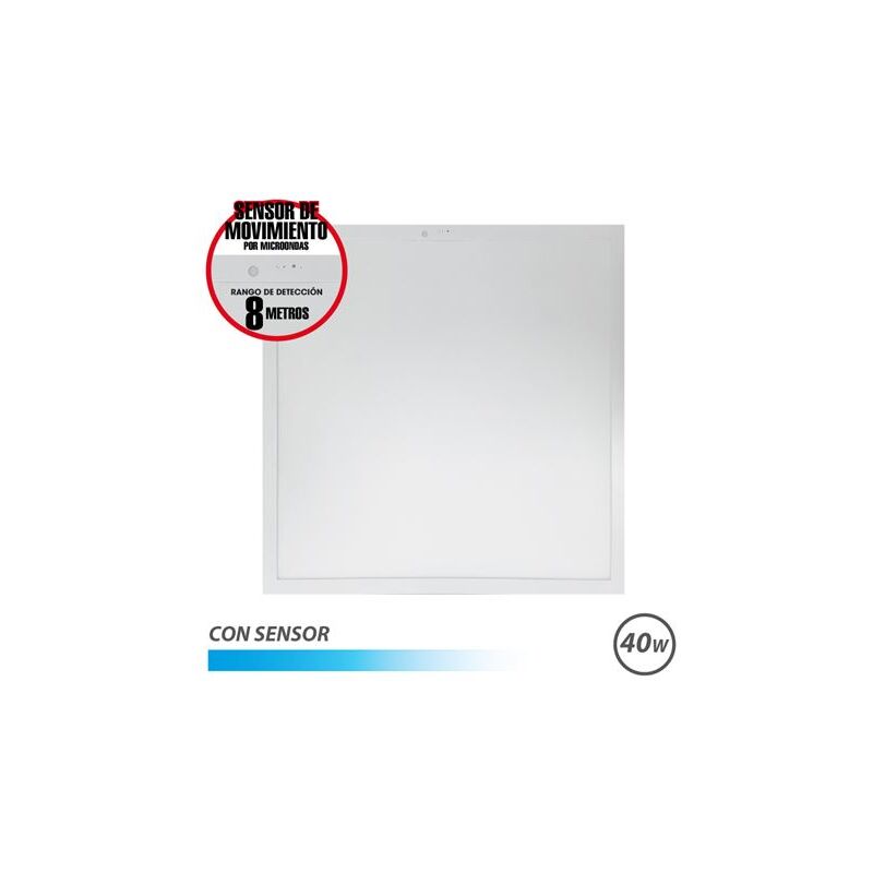 foto del prodotto elbat pannello led 60x60 40w 4600lm luce fredda con sensore colore bianco