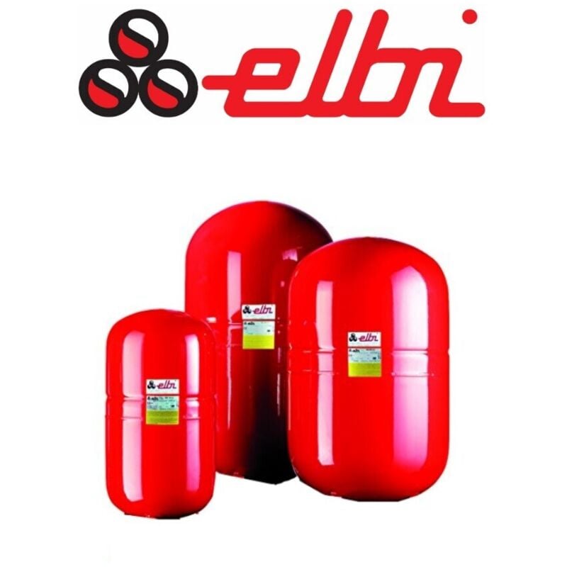 foto del prodotto elbi serbatoio cilindrico lt 18 rosso autoclave impianto riscaldamento acqua pompe