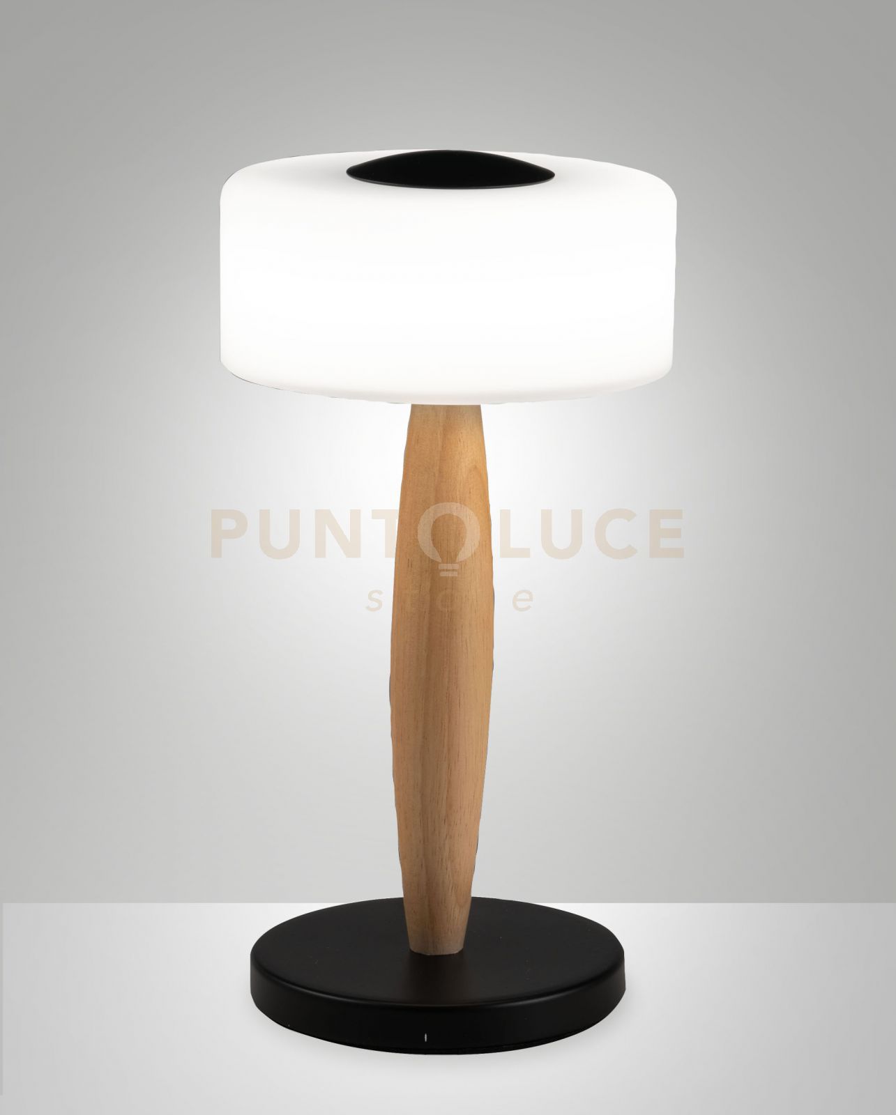 foto del prodotto elea lampada da tavolo nera dimmerabile a led 3000k 8w 860 lm