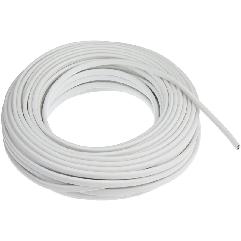 foto del prodotto electraline 10904 piattina indivisibile h03vvh2 f, sezione 2x0.75 mm, 20 mt, bianco