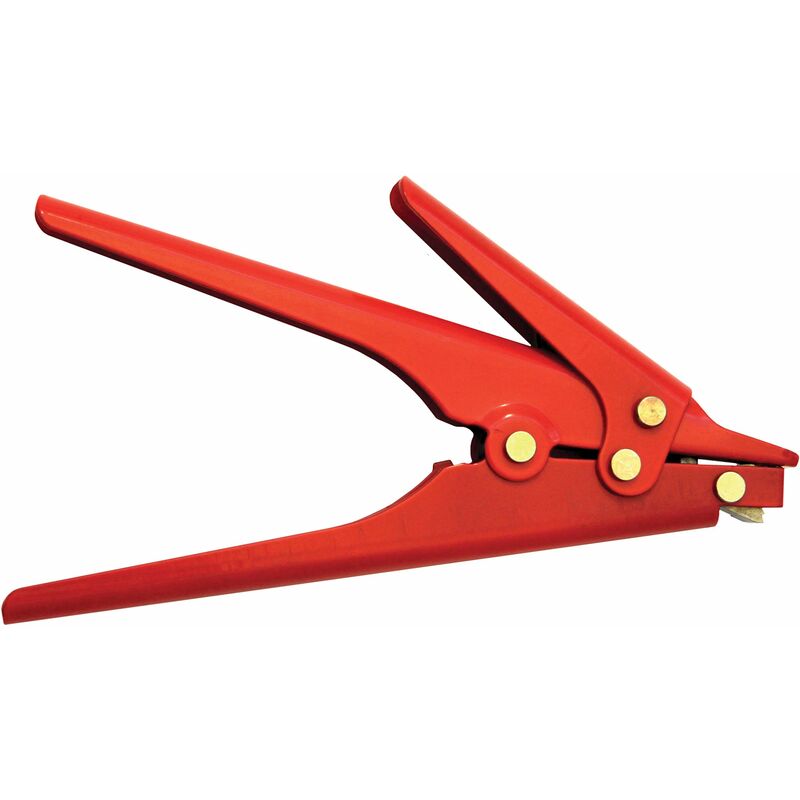 foto del prodotto electraline 500242 pinza tira fascette, rosso