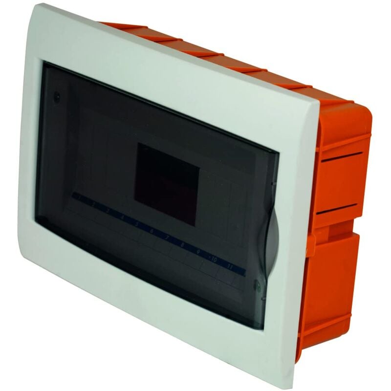 foto del prodotto electraline 60431 centralino da incasso, 12 moduli, giallo bianco
