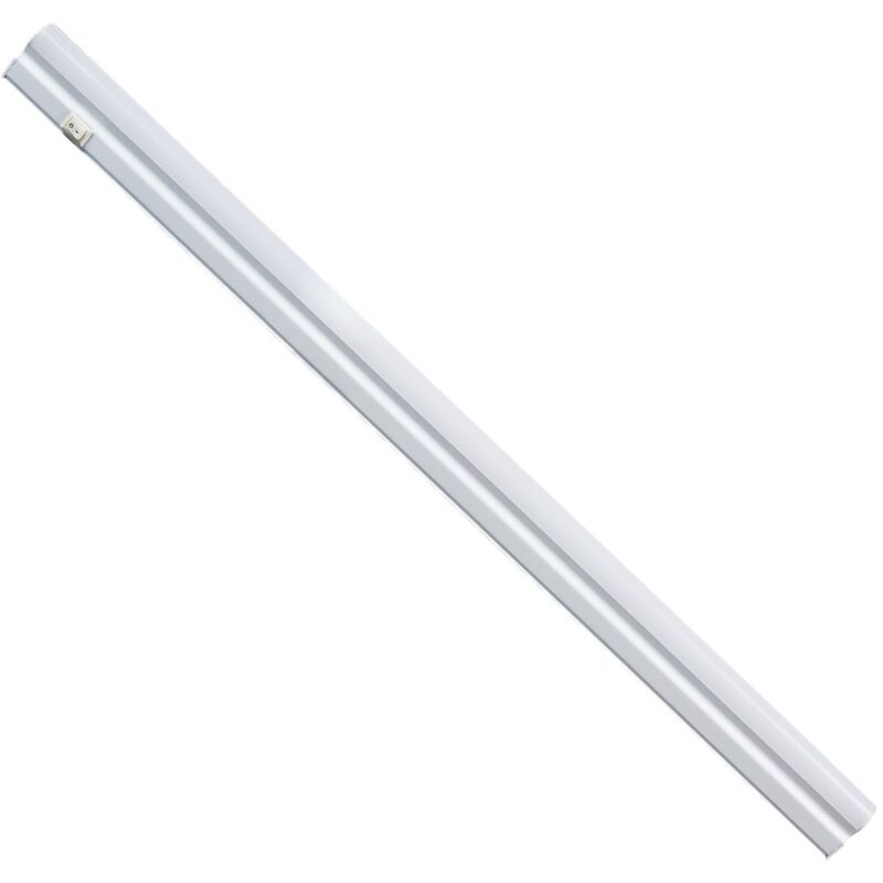 foto del prodotto electraline 65048 plafoniera led sottopensile luce naturale 4000k con interruttore 11w 1100 lumen cavo 1,5 mt per cucina, bagno, camera da letto,