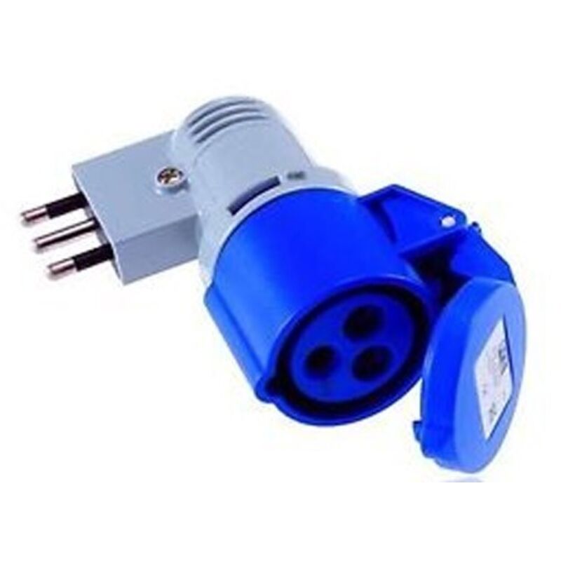 foto del prodotto electraline adattatore a pettine industriale 16a 2p t elettrocanali cod. ec690513 