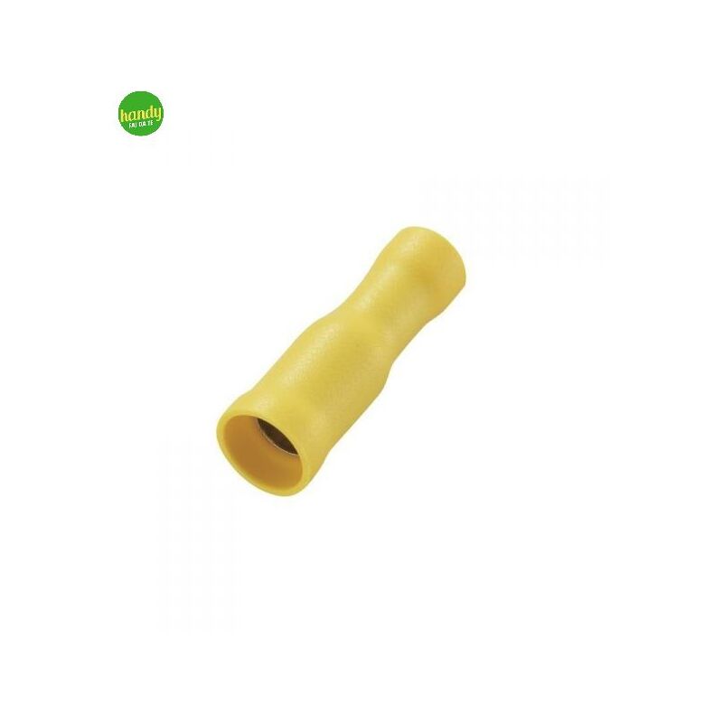 foto del prodotto electraline capicorda cilindrico maschio 4 6mm 10pz giallo