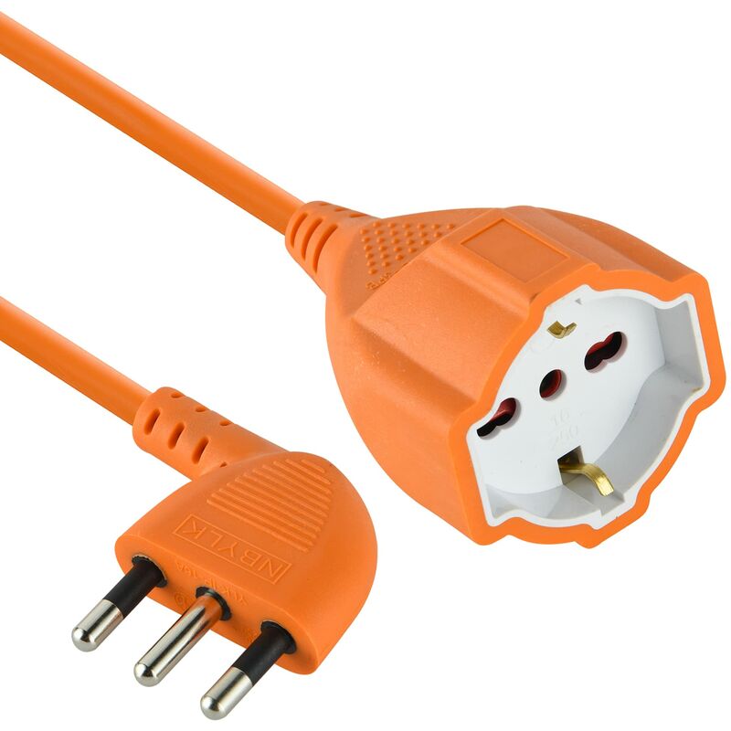 foto del prodotto electraline er12154r garden prolunga con presa e spina 16a, cavo 3x1.5 m, rosso, 15 mt