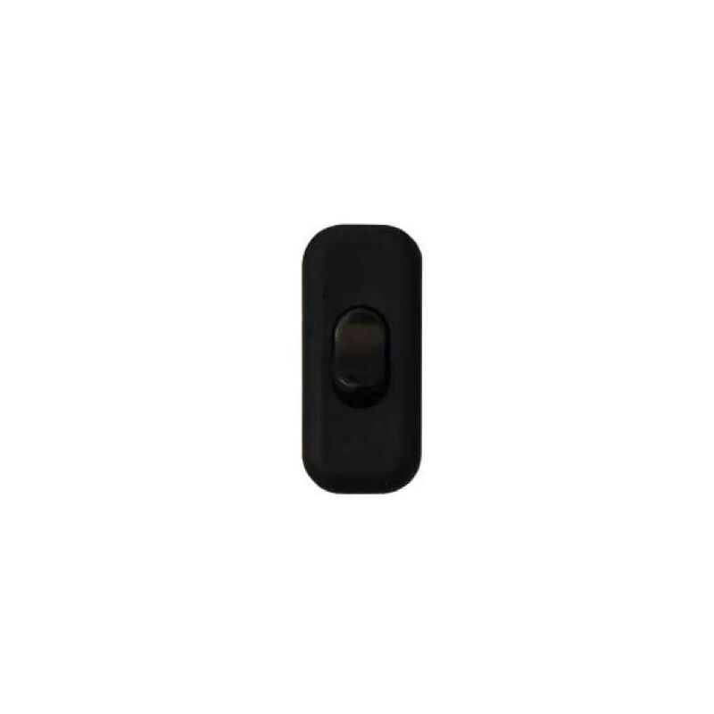 foto del prodotto electraline interruttore di testa unipolare, 2a, 250v, nero