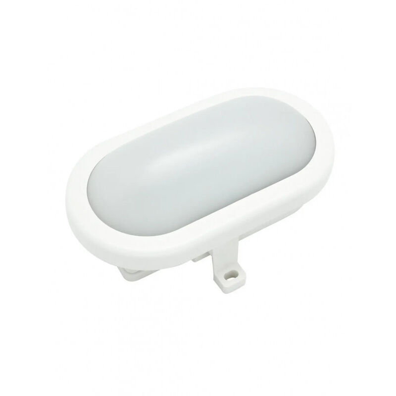 foto del prodotto electraline led obl ovale 10w, 4000k, luce calda 700 lm, 120x180x80, bianco