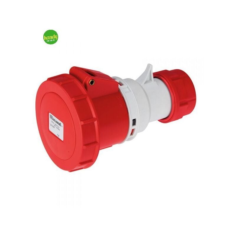foto del prodotto electraline presa dritta industriale elettrocanali 3 poli neutro terra 16 a 380 v ip67