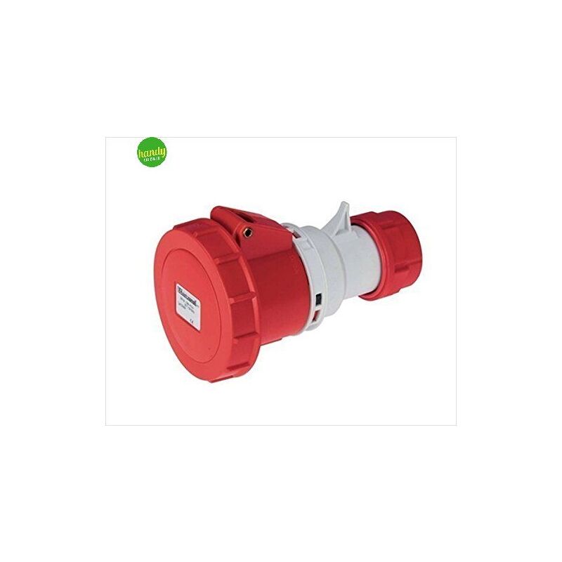 foto del prodotto electraline presa dritta industriale elettrocanali 3 poli terra 16 a 380 v ip67
