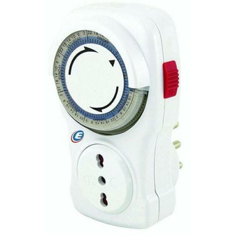 foto del prodotto electraline - presa temporizzata settimanale 16a