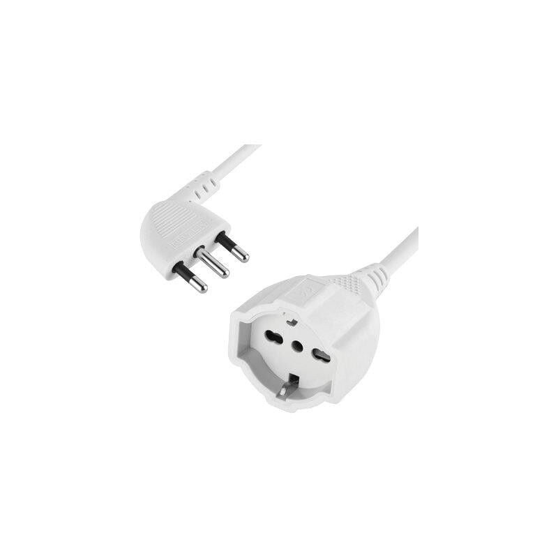 foto del prodotto electraline prolunga lineare 461 bianco 2p t 16a bipasso schuko n xmmq 3x1.5 mt 5