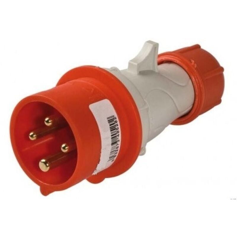 foto del prodotto electraline spina diritta ip44 380 415v 3p n t 16a elettrocanali cod. ec69074 