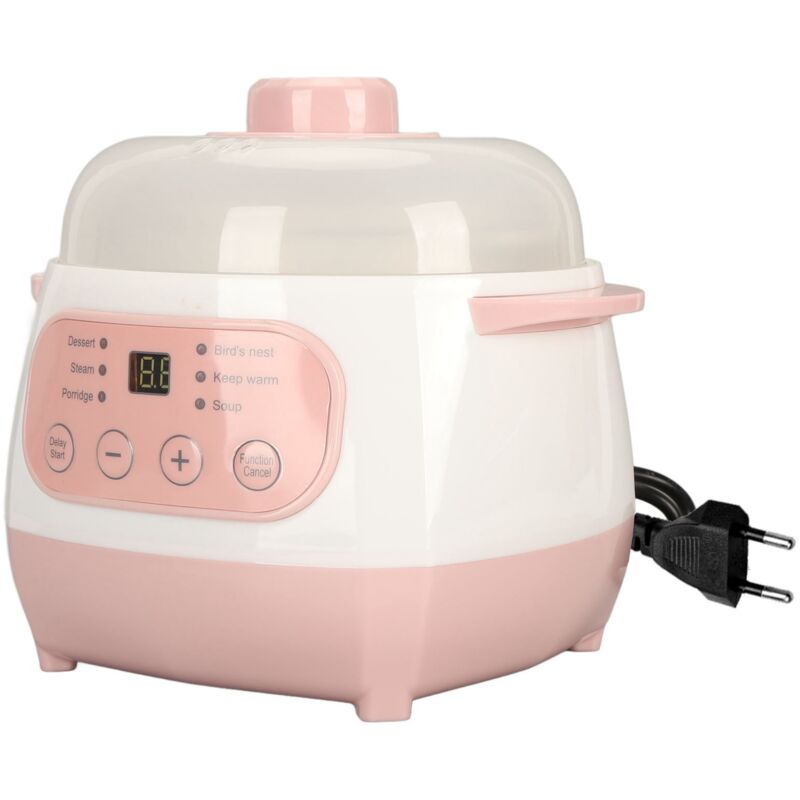 foto del prodotto electric stew pot 1l 200w anti secco bucia di cucina in ceramica intelligente per la zuppa di riso porridge tappo eu 220v eosnow