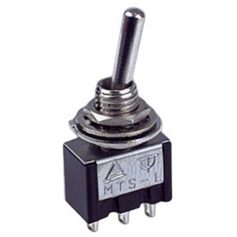 foto del prodotto electro dh interruttore unipolare a 3 posizioni e ritorno a 0. morsetti a saldare 11.435.itpr s 8430552050628