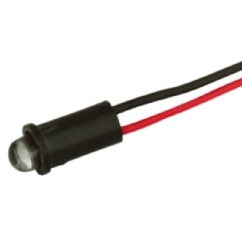 foto del prodotto electro dh lampada a camera con led lampeggiante ambra da 5 mm 12.725 5 a bk 8430552076031