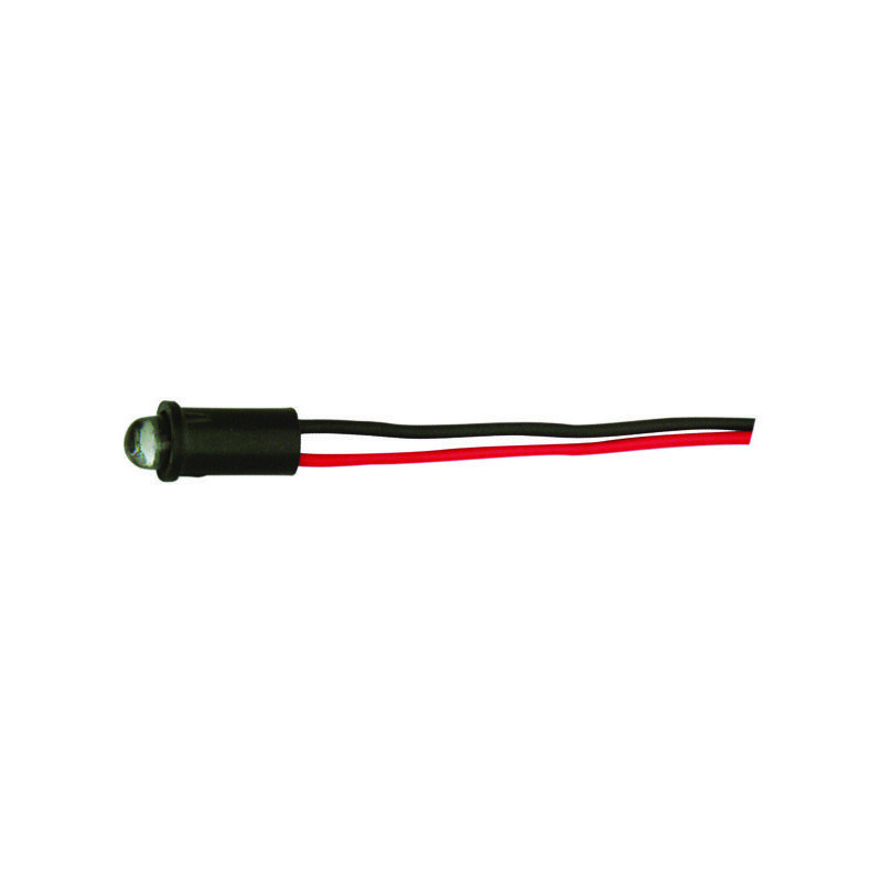 foto del prodotto electro dh lampada con led rosso lampeggiante da 5 mm 12.725 5 r bk 8430552021833