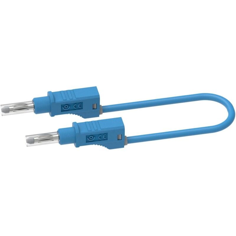 foto del prodotto electro pjp 2217 600v cd1 200bl cavo di misura spina a banana spina a banana 2.00 m blu 1 pz.
