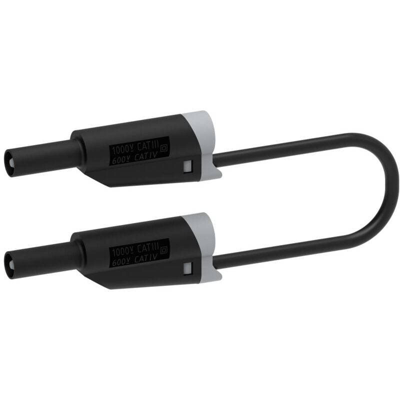 foto del prodotto electro pjp 2717 iec cd1 100n cavo di misura spina a banana 4 mm spina a banana 4 mm 1.00 m nero 1 pz.