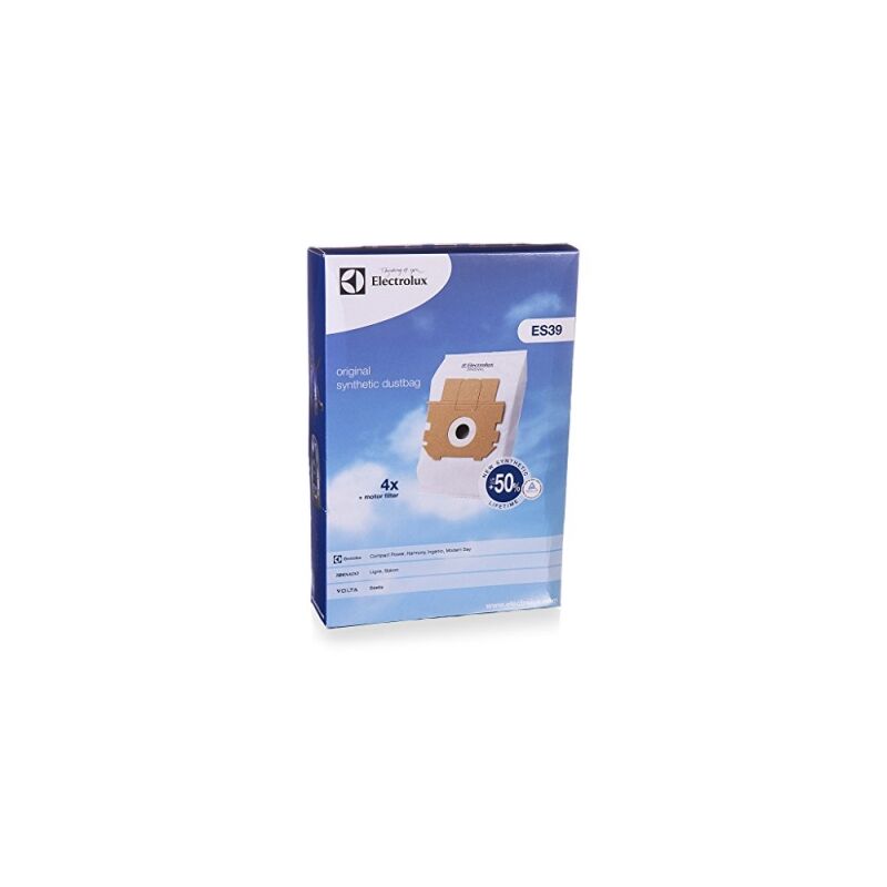foto del prodotto electrolux 2681041439 sacchetti per aspirapolvere 39 compatibili con z 2520, 2530, 2550, 2600, 3500, tornado a 960 975, a 2600 2660,