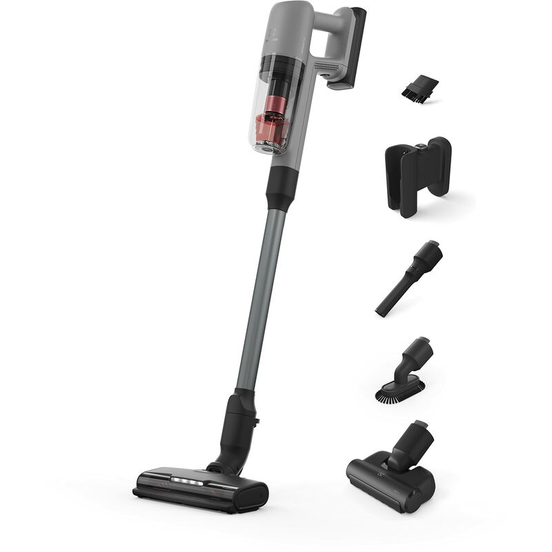 foto del prodotto electrolux aspirapolvere senza filo, serie ultimate 700, 40 min di autonomia, ep71ab14ug, potente aspirapolvere portatile, spazzola con luci guida,