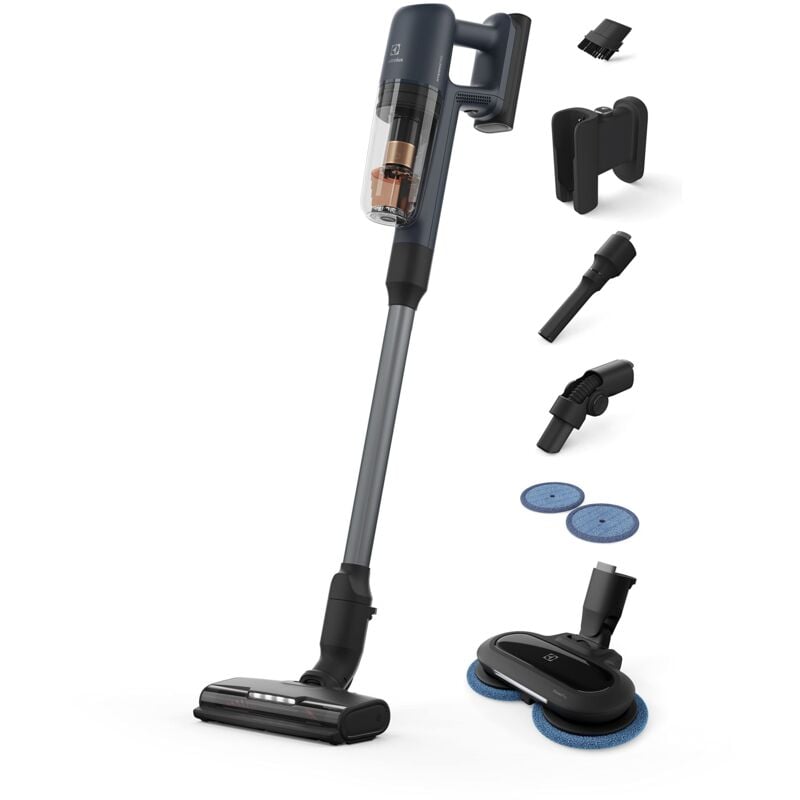 foto del prodotto electrolux aspirapolvere senza filo, serie ultimate 700, 40 min di autonomia, ep71b14wet, massima aspirazione, bocchetta powerpro multi superficie,