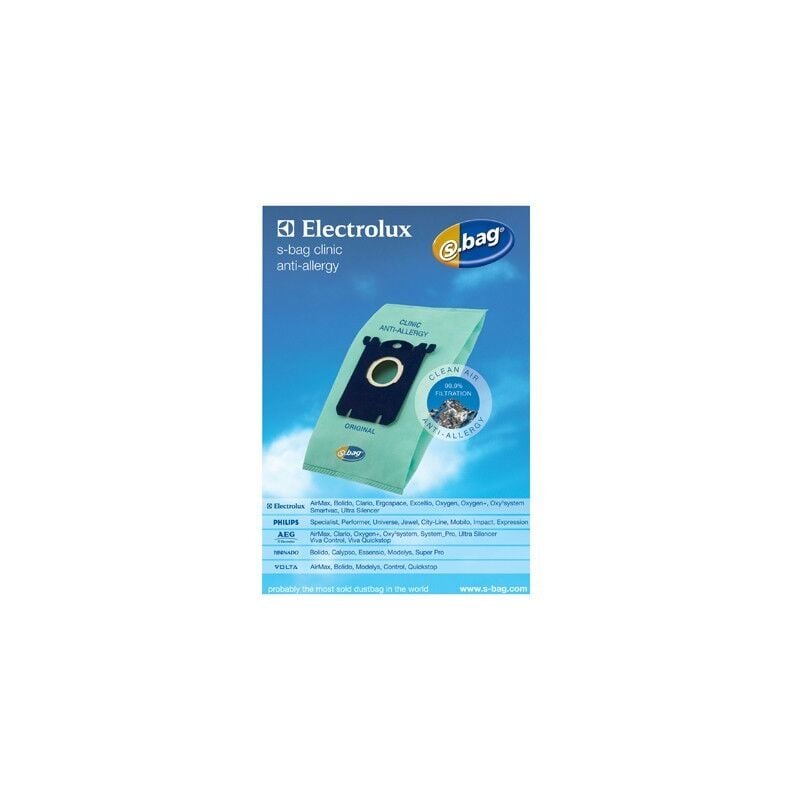 foto del prodotto electrolux borse 4x e206b s bag hepa anti allergic per aspirapolvere elettrolux