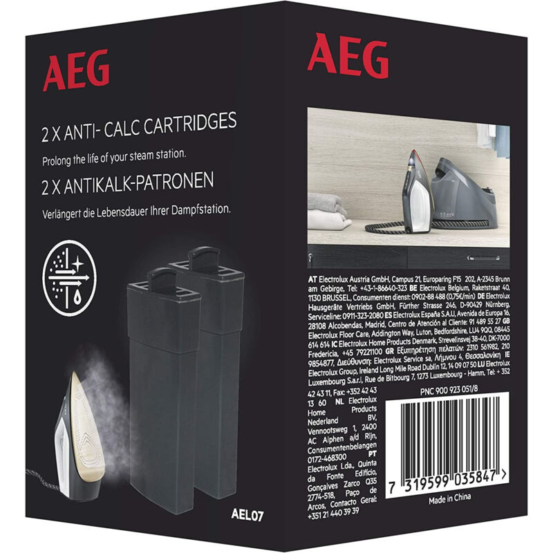 foto del prodotto electrolux cartuccia aeg ael07 anti lime per generatori di vapore