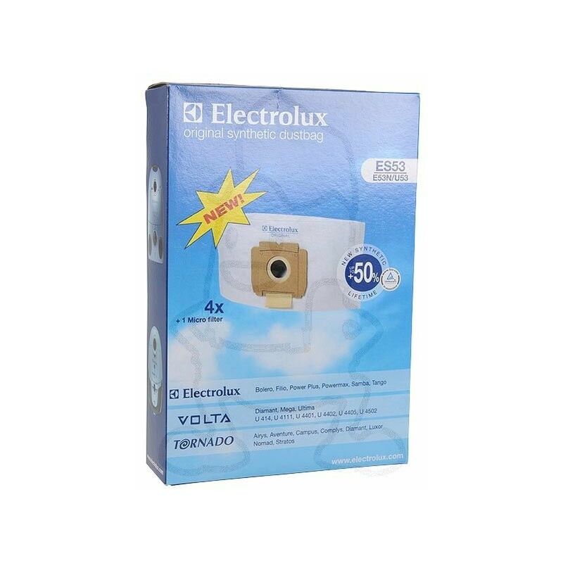 foto del prodotto electrolux confezione di 4 sacchetti aspirapolvere 1 microfibra aspirapolvere 3157583662734900543