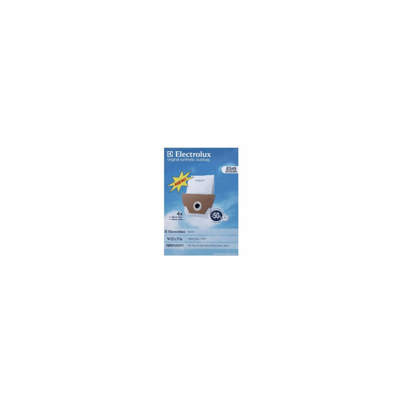 foto del prodotto electrolux confezione di 4 sacchetti es49 filtro aspirapolvere 338116