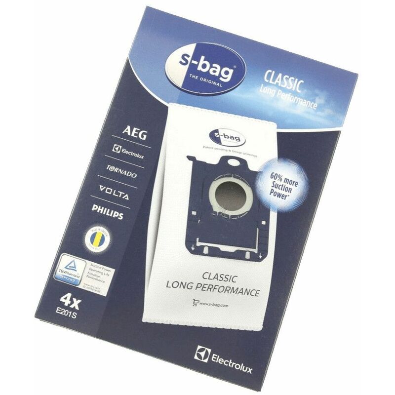 foto del prodotto electrolux confezione di 4 sacchetti s ultra long performance aspirapolvere 983653662894631202