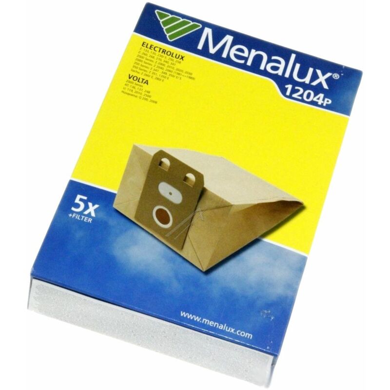foto del prodotto electrolux confezione di 5 sacchetti 1 filtro aspirapolvere 317754