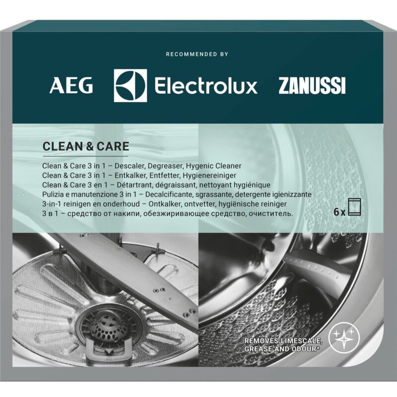foto del prodotto electrolux decalcificante, sgrassante, detergente igienico 6 bustine x 50 g accessori e prodotti 3462047332543659517