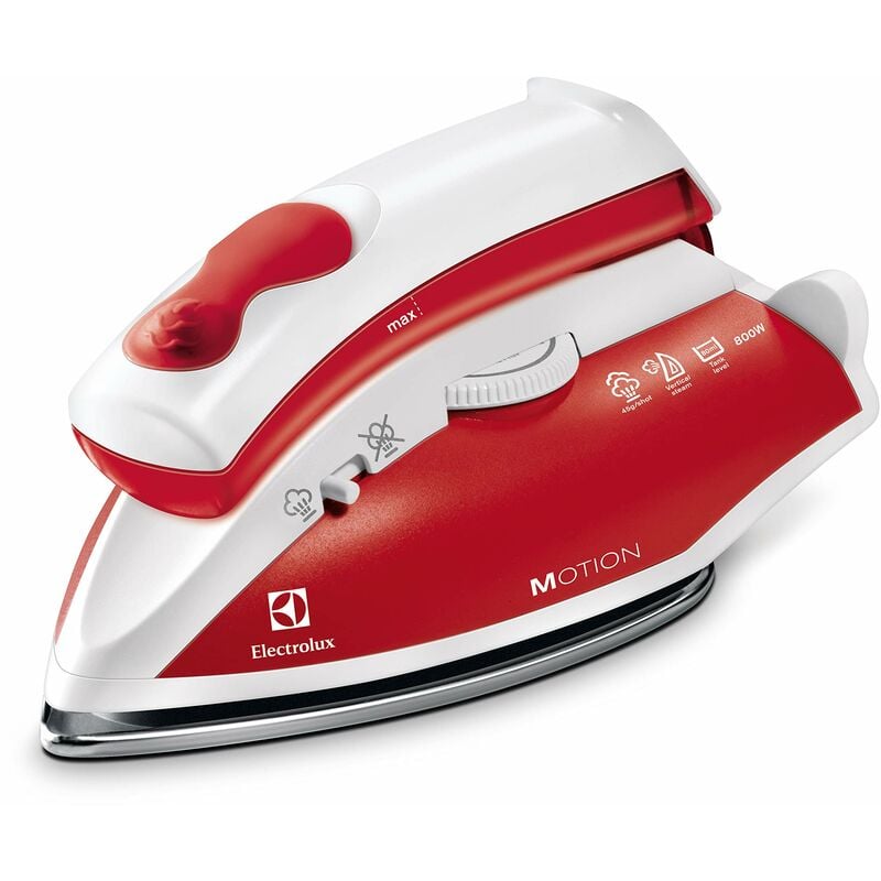 foto del prodotto electrolux edbt800 perfect motion ferro da stiro a vapore da viaggio, 800 w, 920 g, 135x195x90mm, rosso