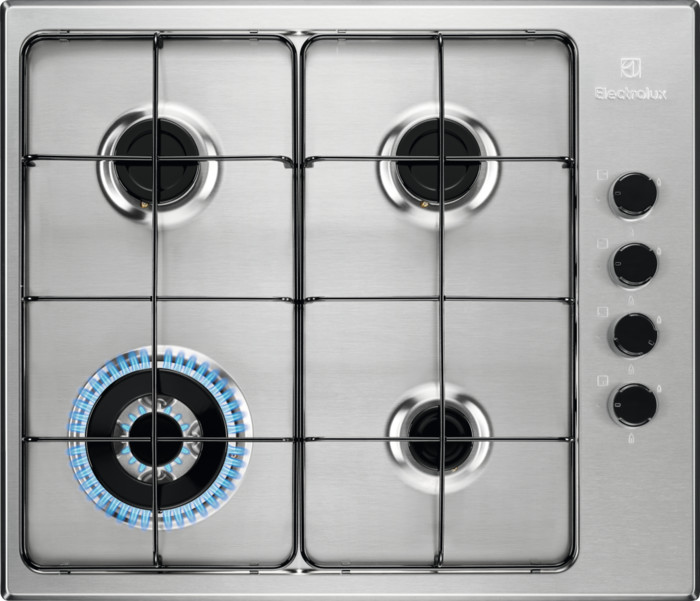 foto del prodotto electrolux egs6414x piano cottura acciaio inossidabile da incasso gas 4 fornello i 