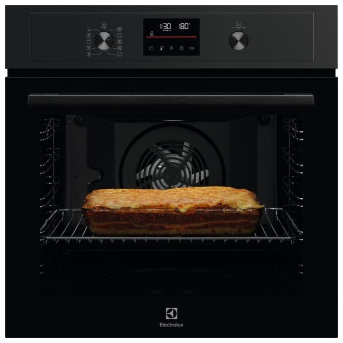 foto del prodotto electrolux eof4p56h forno multifunzione surroundcook serie 600 72 litri con pulizia pirolitica pure black