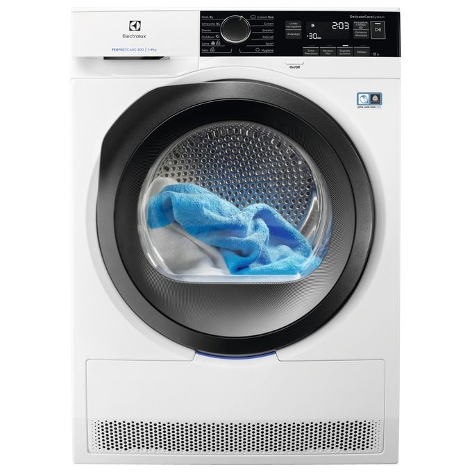 foto del prodotto electrolux ew8hb292 asciugatrice libera installazione caricamento frontale 9kg classe energetica a bianco