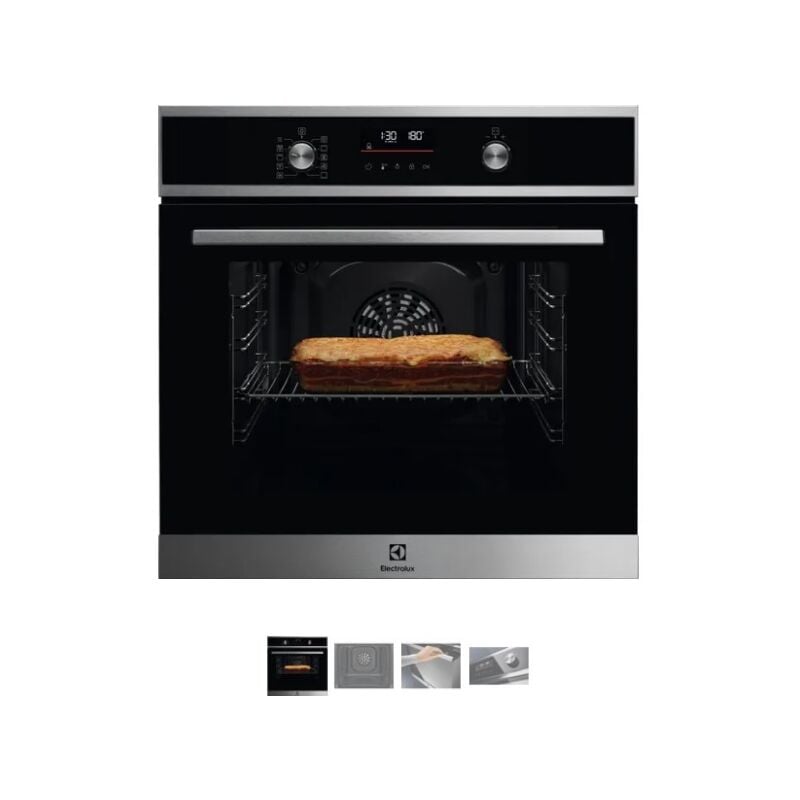 foto del prodotto electrolux forno multifunzione integrato 65l 60cm acciaio inox eof6p66bx