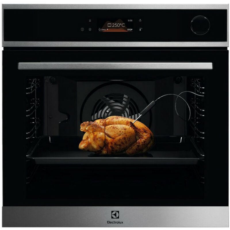 foto del prodotto electrolux forno multifunzione integrato 72l 60cm acciaio inox pirolisi eoc8p29x