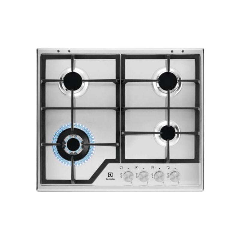 foto del prodotto electrolux kgs6436sx. colore del prodotto acciaio inox, posizionamento dell apparecchio da incasso, dimensione della larghezza del piano cottura 